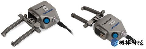 個(gè)容易夾緊和彈簧加載的軛，可以擺放90o